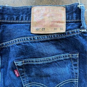 Levi’s 501 CT Mens Jeans Dark Wash 30x30